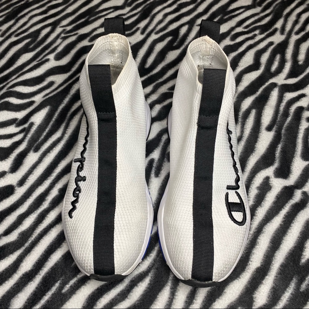 Champion White/Black Rally KT Sneakers